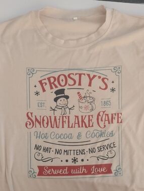 Tee- frosty's snowflake Cafe